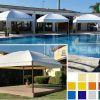 Pavillon Gartenzelt neu Dach personalisiert zertifiziert Pvc 3x4m