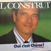Plakat 1988 Praesidentwahl Frankreich Chirac