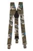 Herrenhosenträger 4cm breit 130cm lang Y Form elastisch regulierbar gedruckt Ang
