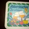 Aldersbacher Festbier Deckel 70er Jahre mit Schießscheibe und Masskrügen