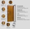 Haustür L5/  L6 Eingangstür Stahltür 80/  90 cm InvesDoor Design