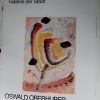 1989 Plakat Oswald Oberhuber Ausstellung Heidenheim
