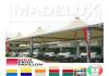 Pavillon Restaurant 9x9 personalisierte Farbe Pvc Café Pergola Lager Parkplatz