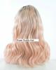 TOP VIRGIN ECHTHAAR Perücke LACE Front Wig Hellblond Rosé NEU Deutschland