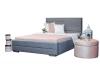 Bett Polsterbett mit Lattenrost Designbett Doppelbett 120x200