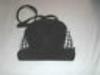 **Neu * Henkeltasche & Rucksack in schwarz weiss Textil