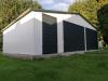 Blechgarage Garage Einzelgarage Metallgarage,  8x5 m Blech verzinkt Stahl