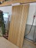 EICHENLAMELLEN FÜR WAND AUF MDF-PLATTE LEIMHOLZPLATTEN AUS EICHENHOLZ 40x30mm