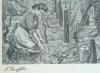 Strieffler Heinrich Rebenschneiden Grafik. B068
