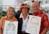 Schnellzeichner Margarete Moos - Karikaturen,  Schnellportraits,  Gruppenbilder