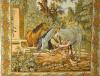 Gobelin Bildteppich Pferdetränke 185x128. G019