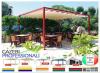 Pavillon Laube Zelt personalisierte Farbe professionelle neue 4x6 Garden Café Ho