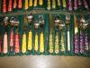 NAJ-OLEARI Picknick-Besteckset Besteck Set - Kunststoff + Metall - 8 Personen