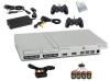 Die PlayStation 2 Slim SCPH-77004,  silber
