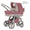 Traumhaft schöner Kinderwagen mit Pünktchen (all-over) NEU von Bebecar