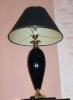 Antike Messingtischlampe,  74 cm