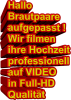 Einen HOCHZEITSVIDEOFILM vom Profi perfekt in Szene gesetzt.
