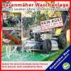 Weltneuheit - Rasenmäher Waschanlage