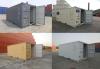 Seecontainer 20 und 40 Fuß (6 m) 1. Fahrt - Lagerung