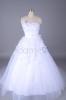 Tüll Prinzessin umgedrehtes Dreieck trägerloses Brautkleid