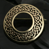 Brosche Keltenknoten aus Bronze