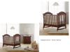 Romantisches Babybett /  Wiege Rose mit Ornamenten