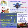 Gutschein als Geschenk zu Weihnachten oder zum Geburtstag - Fallschirmspringen B