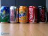 Coca Cola,  Fanta, CCola light 33cl Dosen deutsch mit und ohne Pfand-AT