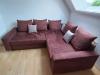 Couch in L-Form,  braun,  240x200cm