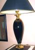Antike Messingtischlampe,  74 cm