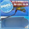GFK Schwimmbecken 7.9 x 3.2 x 1, 55 GFK Pool vollisoliert fertigpool einbaubecken
