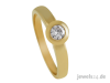 Diamantschmuck,  Solitaire Diamantring,  Diamant,  Gold günstig vom Hersteller im S