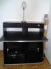 Computertisch PC-Tisch mit Rollen,  schwarz