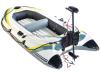 Schlauchboot MIT MOTOR! Perfekt für Urlaub/ Camping/ Fischen/ Angeln/ Outdoor/ Bundes