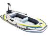 Schlauchboot MIT MOTOR! Perfekt für Urlaub/ Camping/ Fischen/ Angeln/ Outdoor/ Bundes