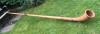 Alphorn,  2- teilig in F,  1. Hand,  aus massivem Nussbaumholz,  Einzelstück,  siehe 