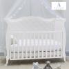 Shabby chic Baby- und Kinderbett umbaubar zum schicken Stilsofa (Azzurra Design)