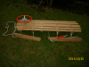 Holzschlitten,  Lenkschlitten,  XXL,  Qualität ! !