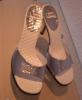 Silberne Damen Schuhe zu verkaufen