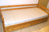 Kinderbett mit Matratze,  ca. 90x200