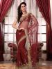 Bollywood SARI INDISCHE PARTY KLEID mit Blusenstoff