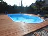 Swimmingpool - SET: GFK Pool Schwimmbecken 10,  0x3,  20m Schwimmpool Fertigbecken
