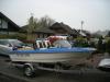 Angelboot,  Motorboot,  Freizeitboot mit Trailer,  Außenborder und viel Zubehör