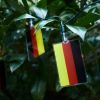 Solar-Lichterkette mit Deutschland-Flagge
