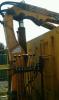 Abrollcontainer,  Container,  Mulde,  Absetzcontainer,  Abrollmulde mit Atlas-Ladekr