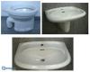 Sonderposten SPHINX Bad-Set Waschbecken+Halbsäule+WC in Weiss