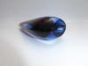 Murano Glas-Vase 60-er Jahre,  Sommerso,  Flavio Poli Ära,  blau rot