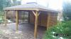 3-ECK HOLZGARTENLAUBE BERLIN AUS KIEFER/  FICHTENHOLZ KLEBEDACH HOLZHAUS 5x4m