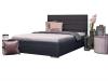 Bett Polsterbett mit Lattenrost Designbett Doppelbett 90x200