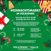 1. Weihnachtsmarkt am Volkspark Halle/  Saale